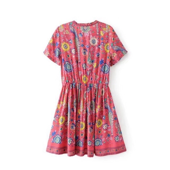 💕Boho Gypsy Lovebird Dress - Picture 4 of 9